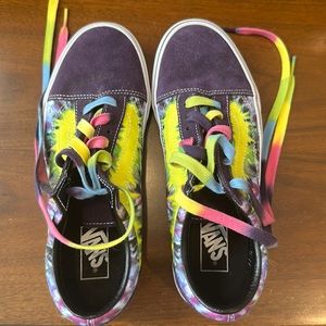 Vans tie dye women’s shoes, size 9.5.